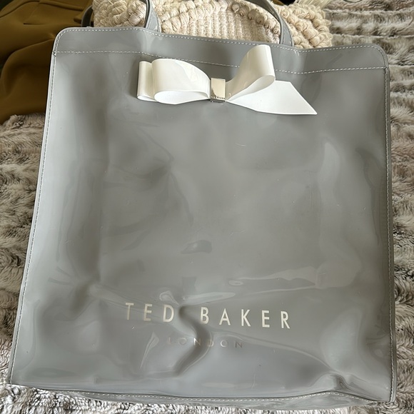 Ted Baker Grey Alacon Bow Bag - Picture 2 of 6